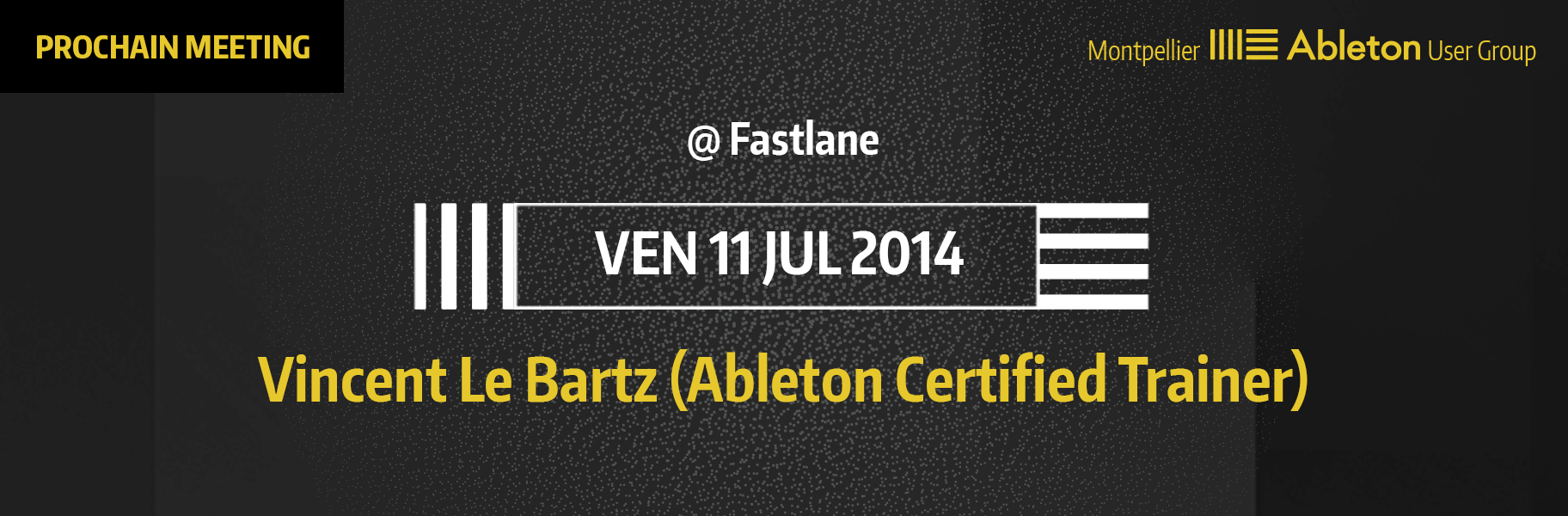 MAUG du 11 Juillet 2014 - Vincent Le Bartz (Ableton Certified Trainer)