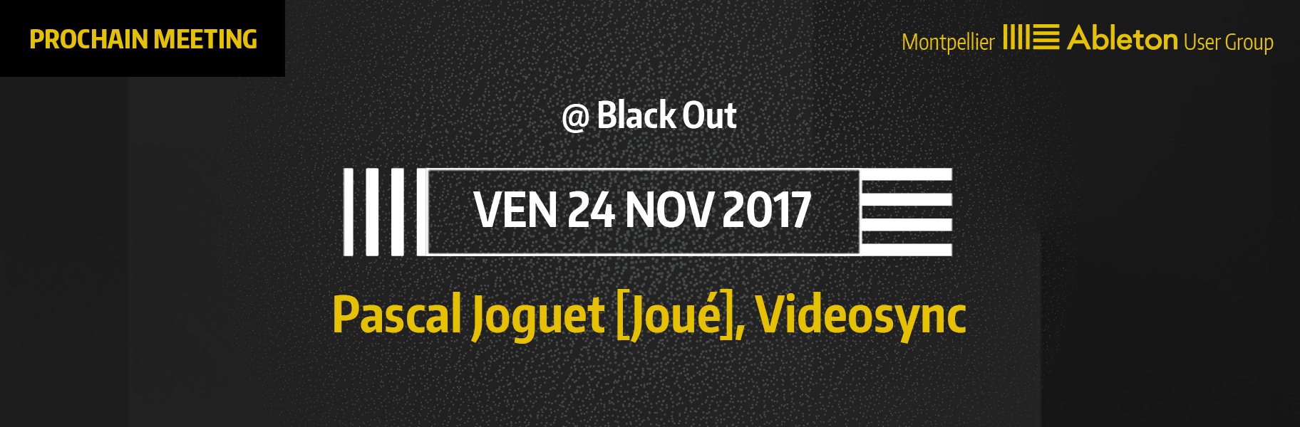 MAUG du 24 Novembre 2017 - Pascal Joguet (Joué), Videosync