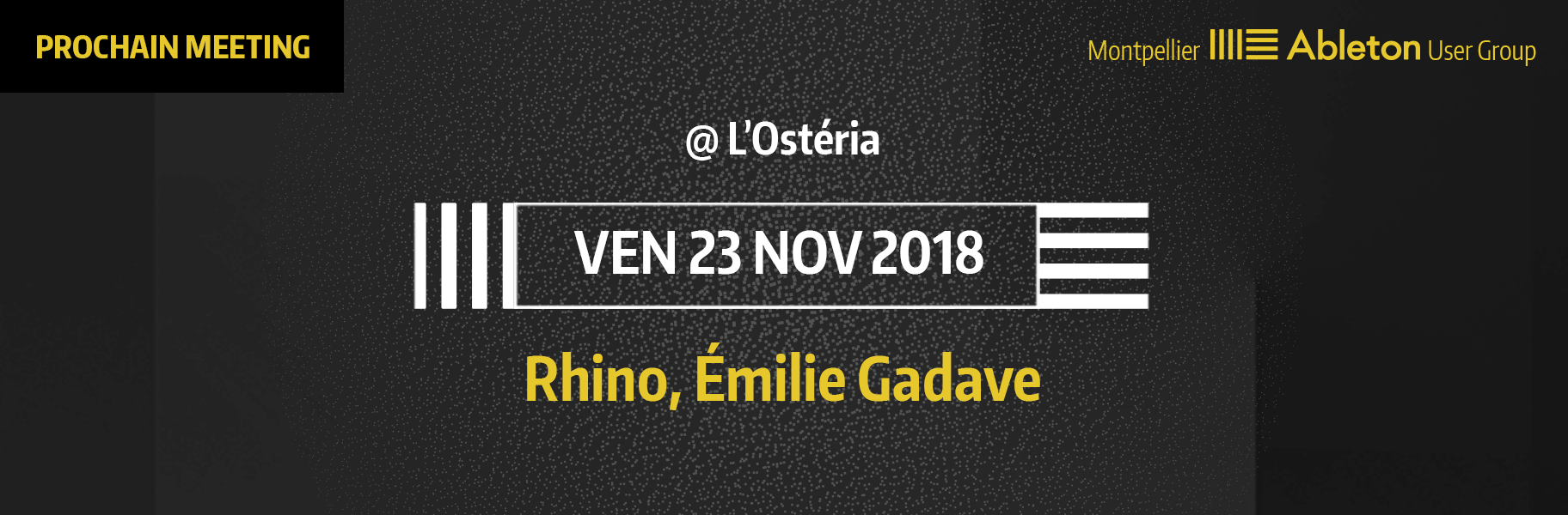 MAUG du 23 Novembre 2018 - Rhino, Émilie Gadave