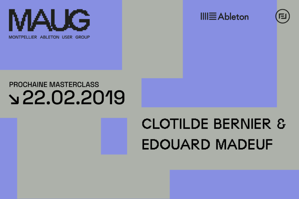 Vignette annonce événement Montpellier Ableton User Group du 22 février 2019