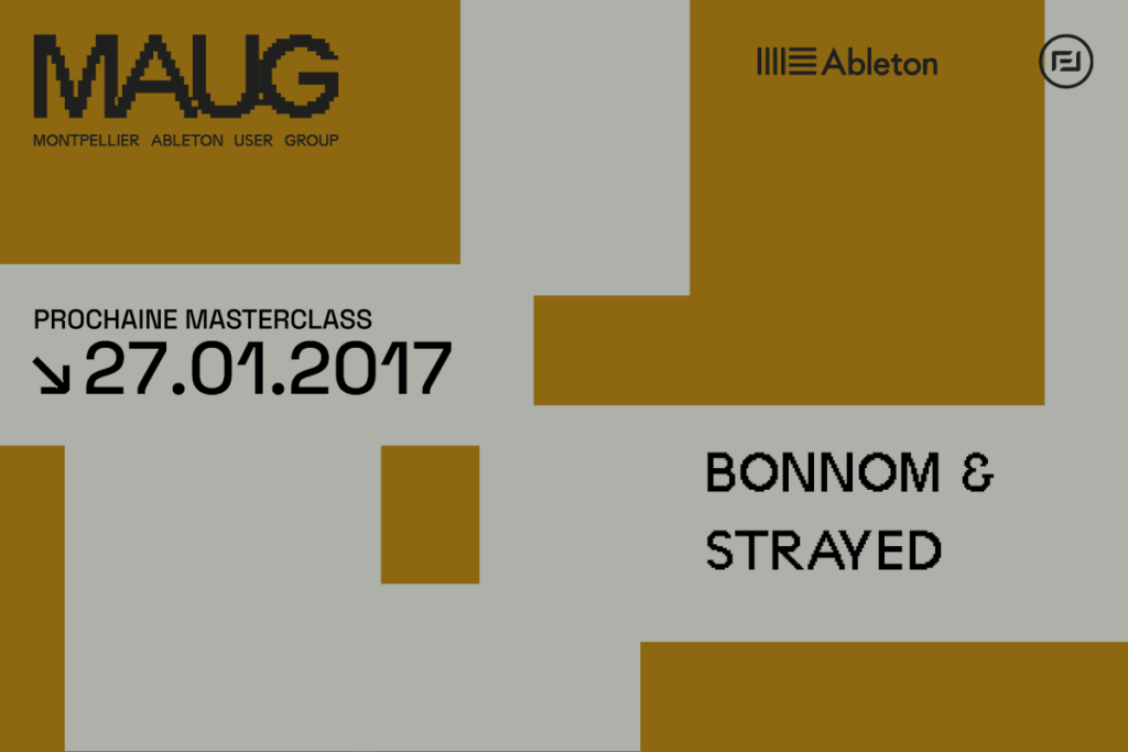 Vignette annonce événement Montpelllier Ableton User du 27 janvier 2017