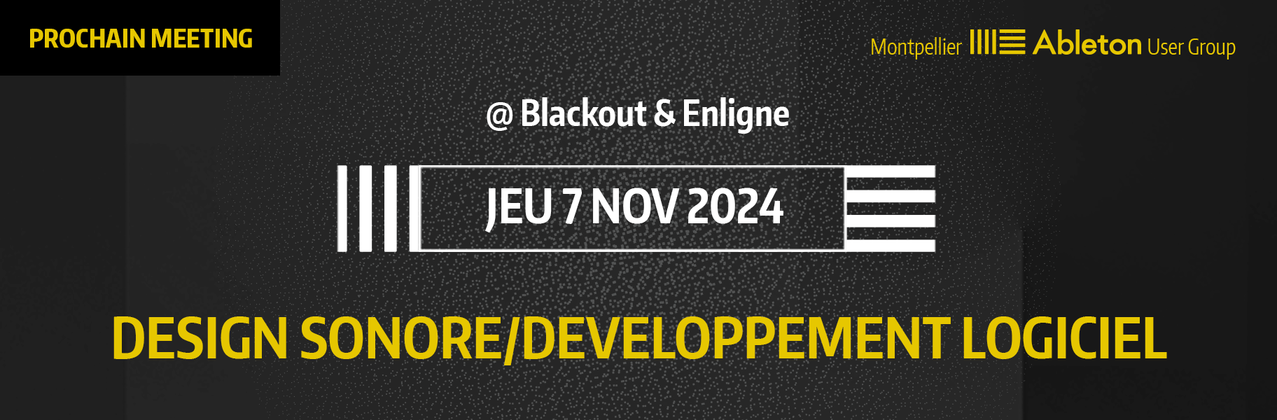 MAUG du 7 novembre - Design sonore/developpment logiciel