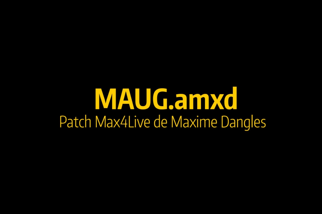 patch max for live