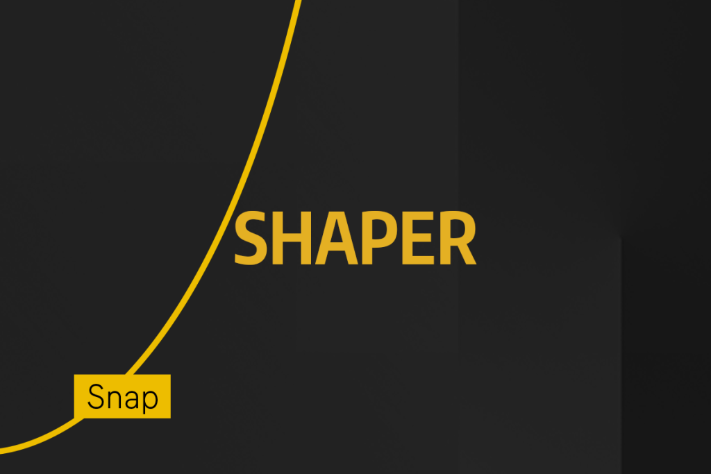 Vignette de tutoriel vidéo illustrant la fonction "Snap" de l'outil Shaper.