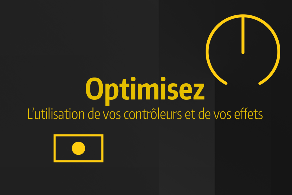 Bannière graphique de tutoriel : Apprenez à optimiser l'utilisation de vos contrôleurs MIDI et de vos effets audio.