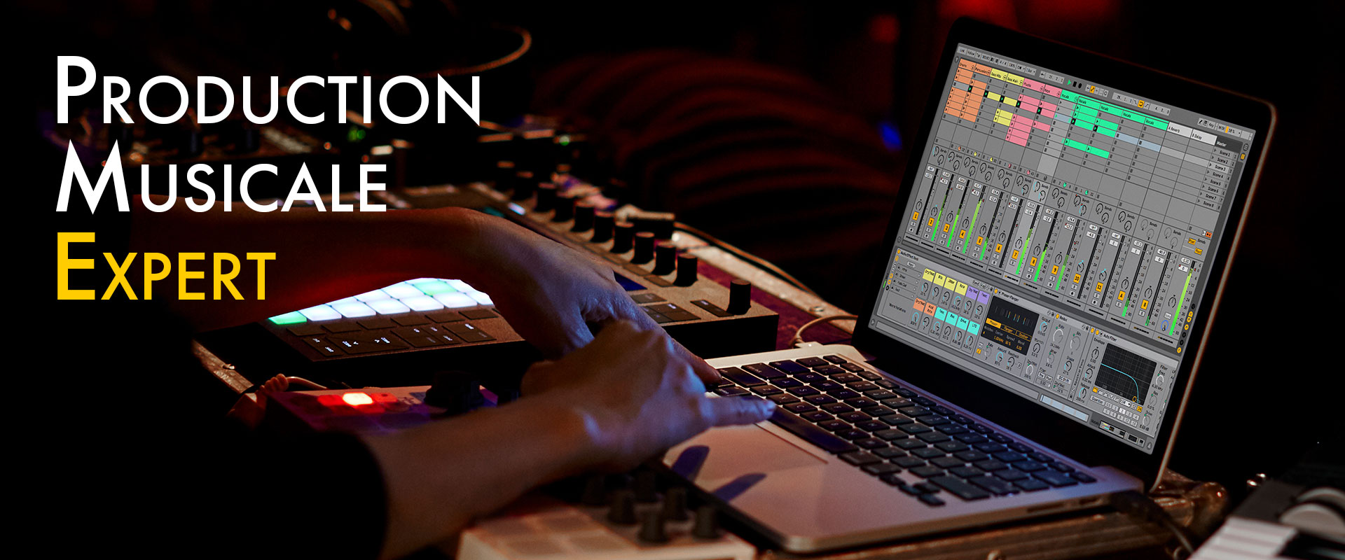 Inscription au cursus de formation Production Musicale Expert