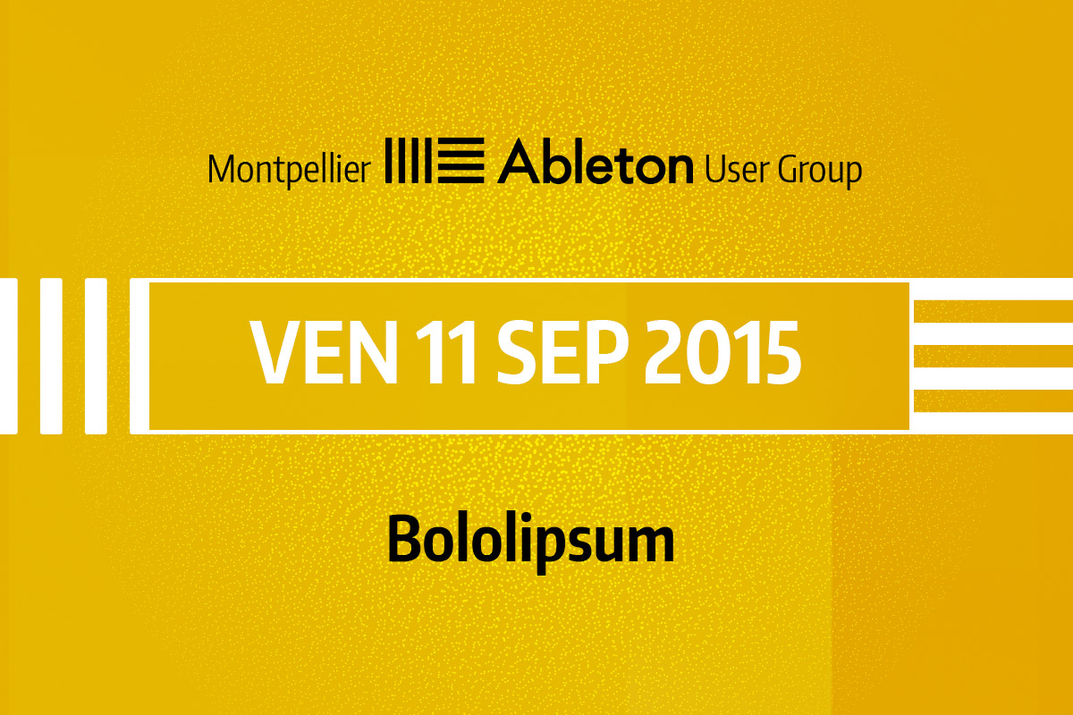 MAUG du 11 Septembre 2015 - Bololipsum