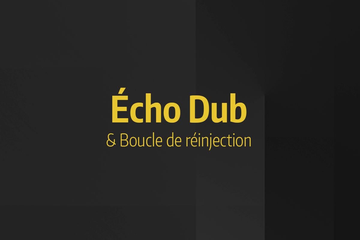 Tutoriel Ableton Live - Écho Dub & Boucle de réinjection