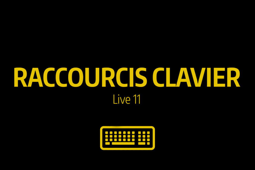 Vignette d'illustration pour le guide des raccourcis clavier du logiciel Ableton Live 11.