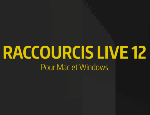 Raccourcis Live 12